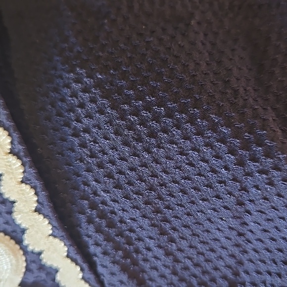 NWT J. Crew Navy White Rick Rack Trim Flounce Bikini Top - Picture 7 of 9